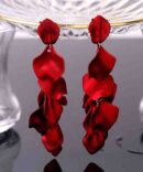 DoryBox -Rose Flower Long Dangle Earrings