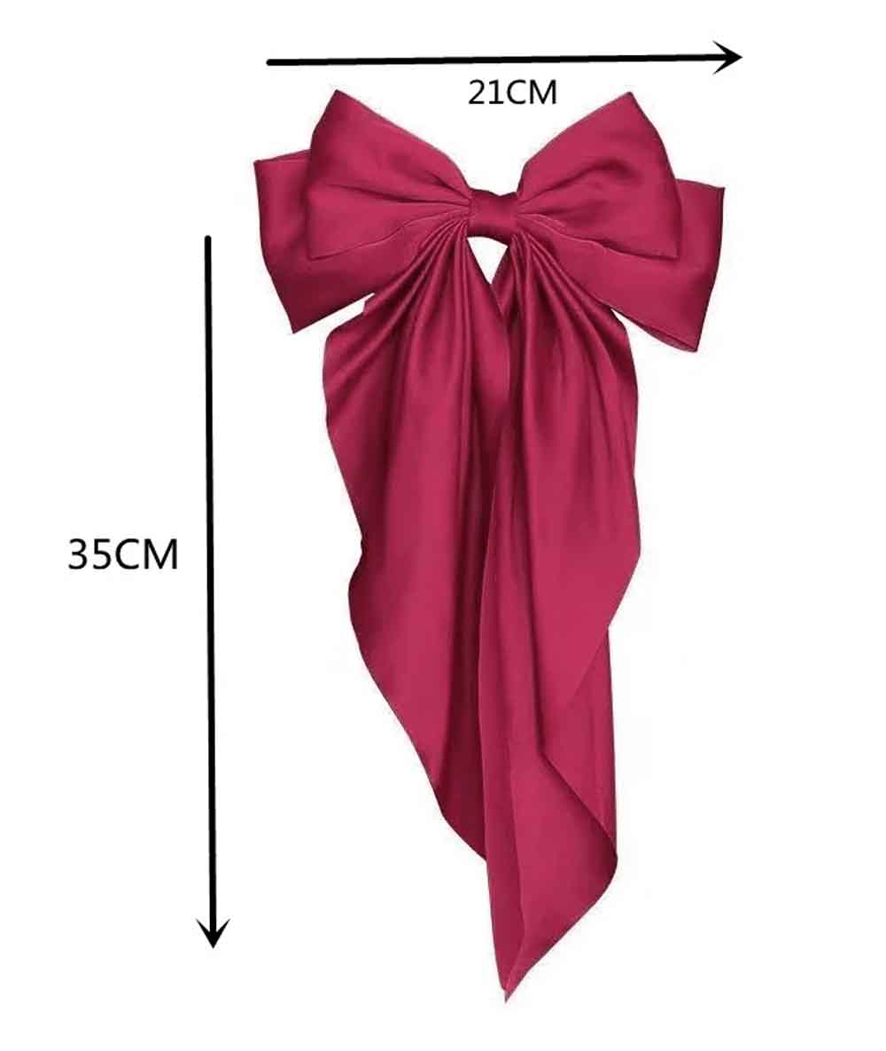 Large Bow Hairpin Chiffon Big Bowknot