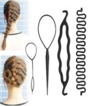 4pcs Set Magic Hair Braiding Twist Curler Styling Set